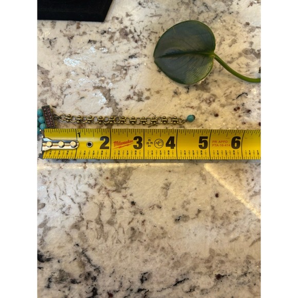 Heidi Daus Turquoise-Style Bead Statement Pendant Necklace‎ Art Nouveau - Picture 12 of 16